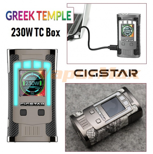 Cigstar Greek Temple 230W TC mod фото 2