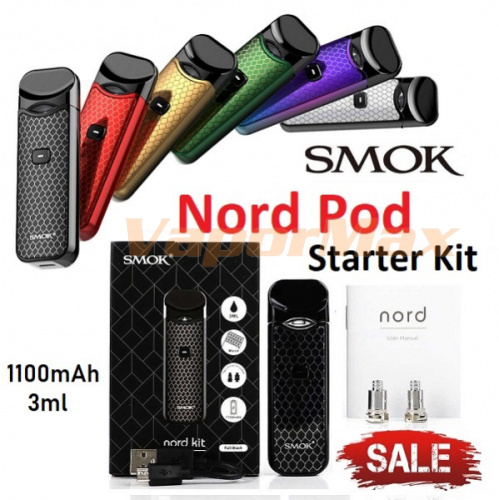 SMOK Nord Pod Starter Kit 1100mAh 3ml SMOK Nord Pod Starter Kit 1100mAh 3ml