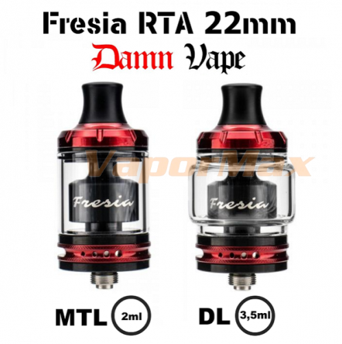 Damn Vape Fresia MTL/DL RTA Damn Vape Fresia MTL/DL RTA