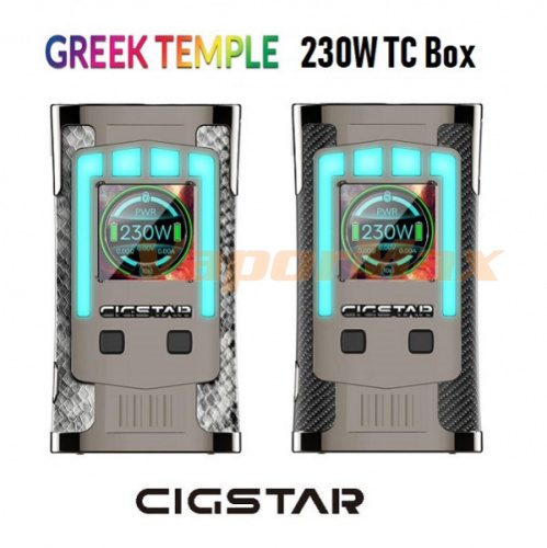 Cigstar Greek Temple 230W TC mod