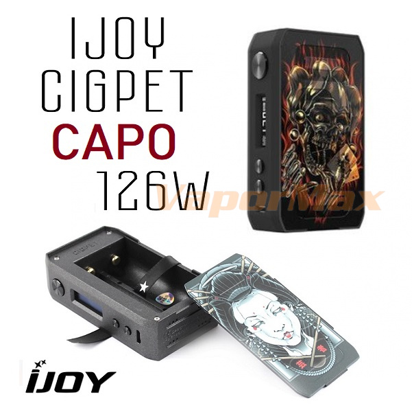 ijoy cigpet capo box mod 126w iJoy Cigpet Capo 126W Mod – KLOWDZ Vapor & Smokeshop main image 1