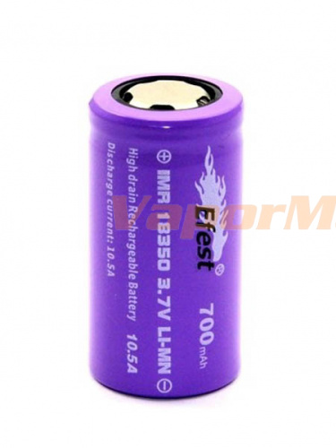 Аккумулятор Efest IMR 18350 3.7V 700mAh (10.5А) фото 3