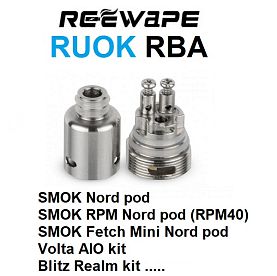 купить Reewape RUOK RBA (Pod) в Москве, Vape, Вейп, Электронные сигареты, Жидкости Reewape RUOK RBA (Pod) купить в Москве, Vape, Вейп, Электронные сигареты, Жидкости