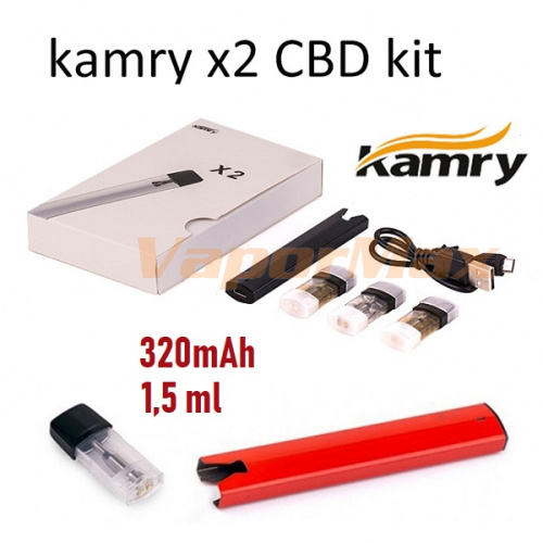 Kamry X2 320mAh CBD Pod System Starter Kit фото 2 Kamry X2 320mAh CBD Pod System Starter Kit фото 2