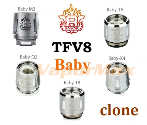 Сменный испаритель SMOK TFV8 Baby (clone)