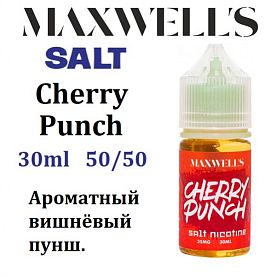 Жидкость Maxwells Salt - Cherry Punch (30мл) Жидкость Maxwells Salt - Cherry Punch (30мл)