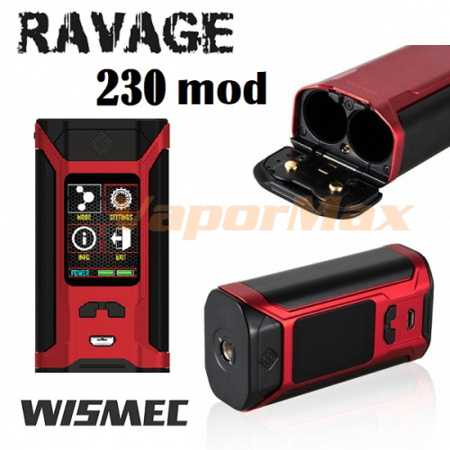 Wismec Sinuous Ravage230 mod (оригинал) фото 5