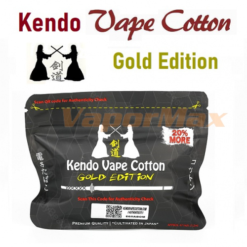 купить Kendo Vape Cotton Gold Edition в Москве, Vape, Вейп, Электронные сигареты, Жидкости фото 2 Kendo Vape Cotton Gold Edition купить в Москве, Vape, Вейп, Электронные сигареты, Жидкости фото 2