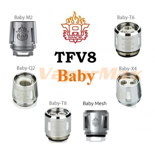 Сменный испаритель SMOK TFV8 Baby (оригинал)