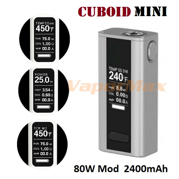 Joyetech Cuboid Mini 80W 2400 mAh TC Mod - купить в Москве ...