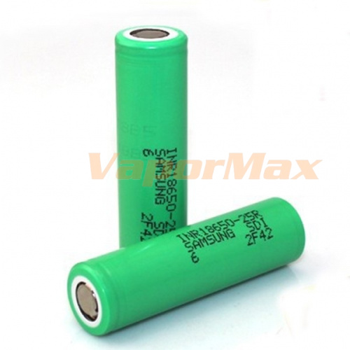 Аккумулятор Samsung 18650 INR-25R 2500mah (20А) купить в Москве, Vape, Вейп, Электронные сигареты, Жидкости фото 2