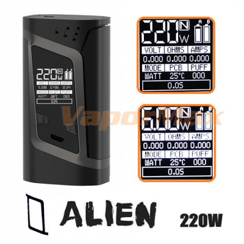 Smok Alien 220W mod (оригинал) фото 3
