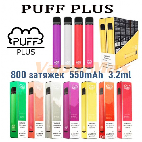 Puff Plus (800 затяжек) фото 2